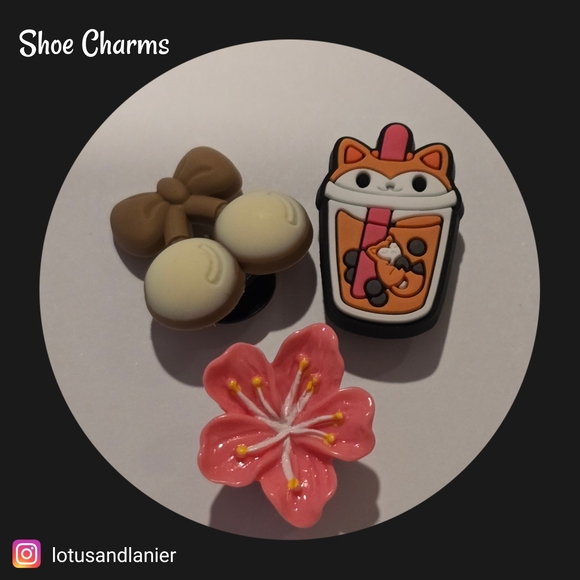 Shoe Charms Jewelry - Shoe Charms Foxy Boba Set Of 3